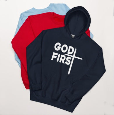 Christian God First Unisex Hoodie